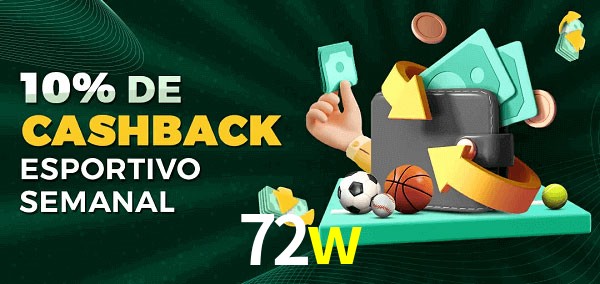10% de bônus de cashback na 72w